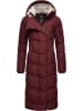 ragwear Wintermantel Pavla Long in Wine Red