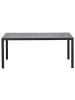 Beliani 3-tlg Gartentisch Set NARDO in Schwarz