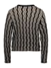 Betty Barclay Strickpullover mit Pailletten in Patch Black/Taupe