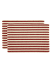 SÖDAHL Tischset Statement Stripe in Red