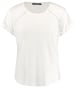 TAIFUN T-Shirt Kurzarm Rundhals in Offwhite