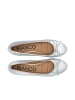 Bianco Ballerinas in Silver