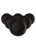 Seltmann Weiden 6er Set Frühstücksteller Liberty Velvet Black in Schwarz ø 22,7 cm in schwarz