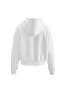 IZIA Women Hoodie in White