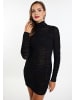 faina Damen Meshkleid in Schwarz