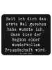 Mr. & Mrs. Panda Mauspad Spruch Neue Freunde finden mit Spruch in Schwarz