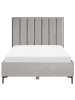 Beliani 4-tlg Schlafzimmer Set SEZANNE in Grau/Schwarz