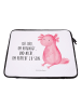 Mr. & Mrs. Panda Notebook Tasche Axolotl null mit Spruch in Weiß