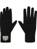 Normani Outdoor Sports Kinder Merino Strick-Fingerhandschuhe Berlingen in Schwarz