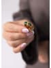 PURELEI Ring Green Harmony Gold