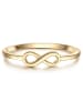 Glanzstücke München Ring Infinity aus Sterling Silber in gelbgold
