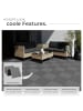 tectake Terrassenfliesen Tegulas 31 x 31 x 2,2 cm, grau
