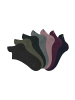 LASCANA Sneakersocken in anthracite, grün, petrol, altrosa, beere, marine