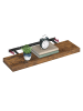 VASAGLE Wandregal Custos in Braun - (B)80 x (H)3.8 x (T)20 cm
