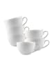Ritzenhoff & Breker 6er Set Kaffeetassen Sofia 220 ml weiß in weiß