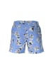 Karl Lagerfeld Hellblaue Polyester-Badeshorts