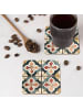 OnlyWow Glasuntersetzer 6er-Set Azulejos Fliesen