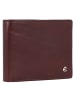 Esquire Toscana Geldbörse RFID Schutz Leder 10.5 cm in coffee