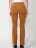 KOROSHI LANGE HOSE JEANS GLOCKE in beige