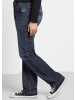 sheego Stretch-Jeans in dark blue denim