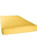 Erwin Müller Seersucker Spannbettlaken Wertingen in gelb