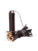 MARELIDA LED Lichterkette Batterie bis 60 Tage Timer 240LED L: 17,9m in schwarz