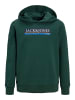 Jack & Jones Kapuzen Hoodie mit Logo Print JORCODYY in Grün