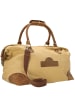 Dermata - Reisetasche Canvas/Leder Kombination 50 cm (brown) in braun