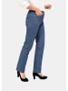 GOLDNER Kurzgröße:  Denimhose mit Stretchkomfort in hellblau
