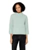 CARTOON Strickpullover mit Stehkragen in Light Blue/Cream