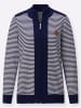 WITT WEIDEN Strickjacke in marine-weiß-geringelt