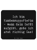 Mr. & Mrs. Panda Mouse Pad Spruch Kundensupporterin Power mit Sp... in Schwarz