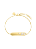 Noelani Identarmband Silber 925, gelbvergoldet in Gold