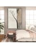 OnlyWow Leinwand Bilder Taupe