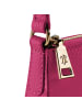 Lazarotti Bologna Leather Pochette Schultertasche Leder 22 cm hot pink