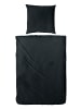 Hahn Bettwäsche Luxus Satin in schwarz