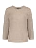 Betty Barclay Strickpullover mit 3/4 Arm in Grau Beige