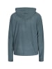 keepsuwarm Herren Fleecejacke in Türkis Grau