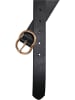 Urban Classics Urban Classics Damen Small Ring Buckle Belt in black/gold