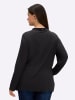 sheego Langarmshirt in schwarz