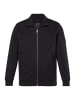 JP1880 Sweatjacke in schwarz