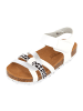 Les Tropéziennes par M Belarbi Zana Kindersandalen aus Leder Weiß