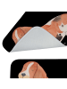 Mr. & Mrs. Panda Badteppich Hund Basset Hound ohne Spruch in Schwarz