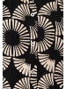 More & More fließende Viskosebluse mit Print in black/beige