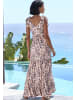Buffalo Maxikleid in rosé-marine bedruckt