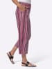 Sieh an! Culotte in fuchsia-moos-gestreift + malve