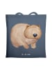 Mr. & Mrs. Panda Tote Bag Wombat ohne Spruch in Indigo Blue