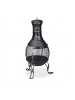 relaxdays Aztekenofen in Grau - (B)45x (H)89 x (T)45 cm
