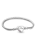 GNOCE Sterling Silber Herz Armband 19 cm