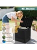 COSTWAY Gartenbox 96 L in Schwarz